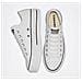 Scarpe Chuck Taylor All Star Lift Clean Leather Ox Taglia 37.5 Codice 561680c Bianco - Foto miniatura 13