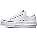 Scarpe Chuck Taylor All Star Lift Clean Leather Ox Taglia 37.5 Codice 561680c Bianco - Foto miniatura 2