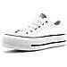 Scarpe Chuck Taylor All Star Lift Clean Leather Ox Taglia 37.5 Codice 561680c Bianco - Foto miniatura 4