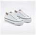 Scarpe Chuck Taylor All Star Lift Clean Leather Ox Taglia 37.5 Codice 561680c Bianco - Foto miniatura 15
