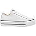 Scarpe Chuck Taylor All Star Lift Clean Leather Ox Taglia 37.5 Codice 561680c Bianco - Foto miniatura 17