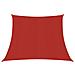 Vela Parasole 160 g / m² Rossa 4/5x3 m in HDPE - Foto miniatura 1