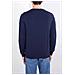 Uomo - Maglia Girocollo In Cotone Pima Blu - Foto miniatura 3