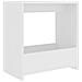 Tavolino Bianco 50x26x50 cm in Legno Multistrato - Foto miniatura 2