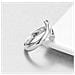 Anello Abbraccio Color Argento   1 Confezione - Foto miniatura 14