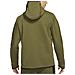 Felpa Da Uomo Con Cappuccio E Full Zip Tech Fleece Verde Taglia L Cod Cu4489-326 - Foto miniatura 2