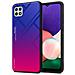 Custodia Compatibile Con Samsung Galaxy A22 5g In Viola - Rosso - Coperchio Protettivo Bicolore In Vetro Temperato E Silicone Tpu - Foto miniatura 1