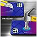 Custodia Compatibile Con Samsung Galaxy A22 5g In Viola - Rosso - Coperchio Protettivo Bicolore In Vetro Temperato E Silicone Tpu - Foto miniatura 3