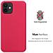 Custodia Compatibile Con Apple Iphone 12 / Iphone 12 Pro (6,1"" Zoll) In Frost Rosso - Coperchio Protettivo In Silicone Tpu Flessibile - Foto miniatura 5