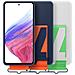Cover Originale Galaxy A53 5g Silicone Morbido Cinturino Arancione - Navy - Foto miniatura 6