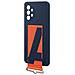 Cover Originale Galaxy A53 5g Silicone Morbido Cinturino Arancione - Navy - Foto miniatura 4