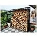 Legnaia Tettoia In Acciaio Verniciato Antracite Eco 180x70xh200 Cm - Foto miniatura 2