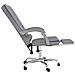 Sedia da Ufficio Massaggio Reclinabile Grigio chiaro in Tessuto - Foto miniatura 3