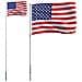 Asta E Bandiera Stati Uniti 5,55 M Alluminio - Foto miniatura 2