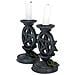 Nemesis Now - Aged Pentagram Candlesticks 13.4cm - Foto miniatura 2