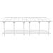 Pergola Addossata /posto Auto Coperto 24m² Kleo 800l300 Alluminio Bianco - Foto miniatura 2