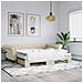 Divano Letto Con Letto Estraibile Crema 90x200 Cm In Similpelle - Foto miniatura 1