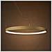 Sollux Lighting Lampadario Rio 78 Golden Led 3000k Th. 174 - Moderno Lampadario D'oro 150x78x78 Cm - Foto miniatura 7