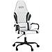 Sedia Da Gaming Bianco E Nero In Similpelle - Foto miniatura 2