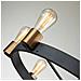 Lampadario Industrial Nordico Silas Acciaio Zinco Antico Ottone 8 Luci E27 - Foto miniatura 3