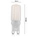 2 Lampadine Led Luce Calda 3000k Lampadina G9 2.5 = 20 Watt Per Lampadario Lume - Foto miniatura 4
