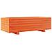 Fioriera Giardino Marrone Cera 90x40x26,5cm Legno Massello Pino - Foto miniatura 2