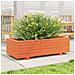 Fioriera Giardino Marrone Cera 90x40x26,5cm Legno Massello Pino - Foto miniatura 3