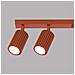 Lampada Da Soffitto Karbon 6l Rosso Ocra Sl. 1642 - Minimalista Lampada Da Soffitto Ocra Rossa 16.5x117x6.5 Cm - Foto miniatura 6