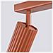 Lampada Da Soffitto Karbon 6l Rosso Ocra Sl. 1642 - Minimalista Lampada Da Soffitto Ocra Rossa 16.5x117x6.5 Cm - Foto miniatura 8