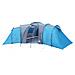 Tenda da Campeggio a Cupola per 12 Persone Blu Impermeabile - Foto miniatura 3