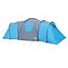Tenda da Campeggio a Cupola per 12 Persone Blu Impermeabile - Foto miniatura 4