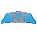 Tenda da Campeggio a Cupola per 12 Persone Blu Impermeabile - Foto miniatura 5