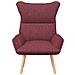 Poltrona Relax di  in Tessuto Rosso Vino - Foto miniatura 4