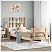 Letto Libreria senza Materasso 90x200 cm Legno Massello Pino - Foto miniatura 2