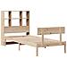 Letto Libreria senza Materasso 90x200 cm Legno Massello Pino - Foto miniatura 3