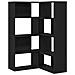 Armadio Angolare  Nero Rovere 140x30x140 cm Legno ingegnerizzato - Foto miniatura 1