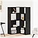 Armadio Angolare  Nero Rovere 140x30x140 cm Legno ingegnerizzato - Foto miniatura 2