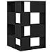 Armadio Angolare  Nero Rovere 140x30x140 cm Legno ingegnerizzato - Foto miniatura 6
