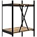 Libreria rovere artigianale 40 x 30 x 183 cm Legno multistrato - Foto miniatura 9