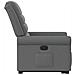 Poltrona Alzapersona Reclinabile Elettrica Grigio Scuro Tessuto - Foto miniatura 6