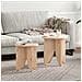 Tavolino da salotto 2 pcs Naturale 41,5 x 41,5 x 44 cm - Foto miniatura 2