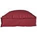 Cuscino per panca pallet Rosso Vino 100 x 40 x 8 cm - Foto miniatura 3