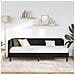 Cornice del letto ad angolo Nero 80 x 200 cm Velluto - Foto miniatura 4
