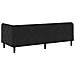 Cornice del letto ad angolo Nero 80 x 200 cm Velluto - Foto miniatura 9