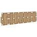 Testata con Comodino 3 pcs Rovere artigianale Legno multistrato - Foto miniatura 9