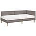 Struttura Letto Angolare con Materasso 2 pcs Talpa Tessuto - Foto miniatura 4