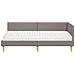 Struttura Letto Angolare con Materasso 2 pcs Talpa Tessuto - Foto miniatura 5