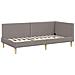 Struttura Letto Angolare con Materasso 2 pcs Talpa Tessuto - Foto miniatura 6