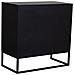 Cassettiera 3 Cassetti Legno E Metallo 80x39,5x81h Cm - Foto miniatura 4