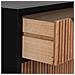 Cassettiera 3 Cassetti Legno E Metallo 80x39,5x81h Cm - Foto miniatura 6